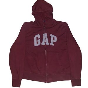 Y2K Light Weight GAP Hoodie Red